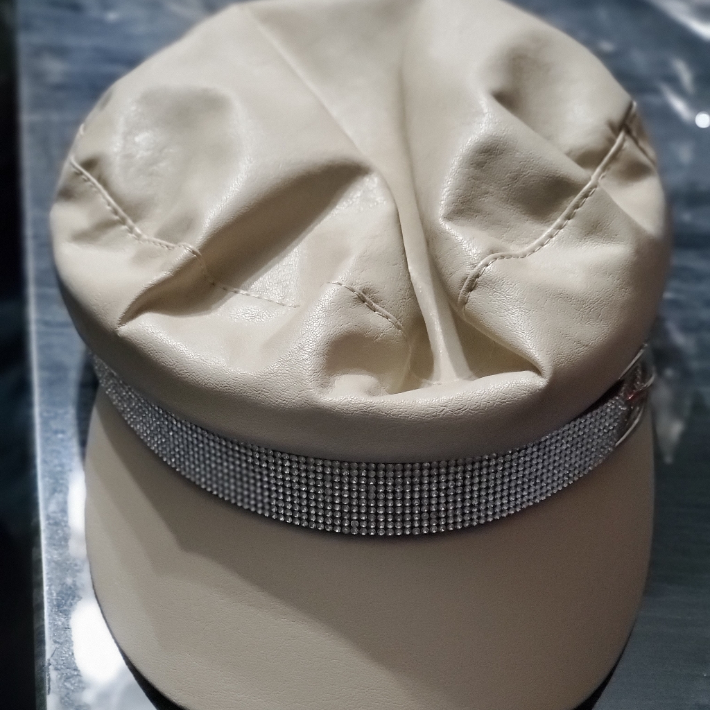 Beige Decor Hat